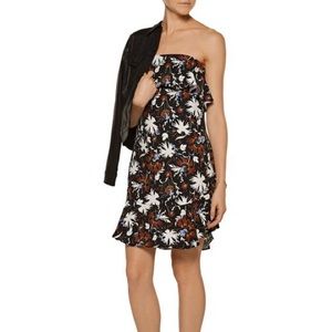 A.L.C Romy Asymmetric Silk Dress